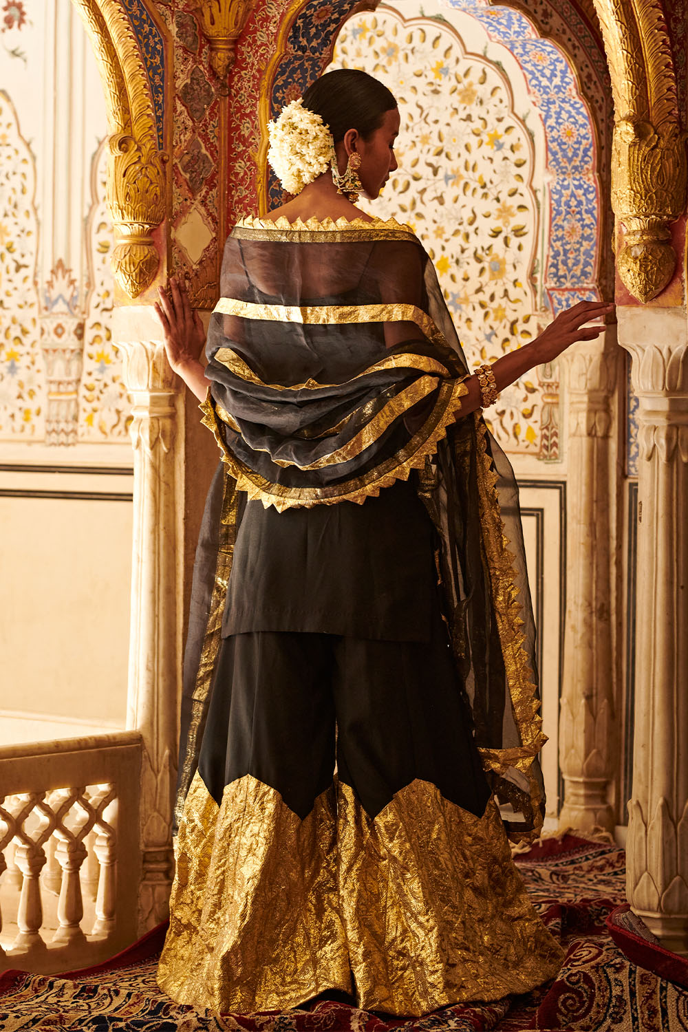 Surkh Sharara Set