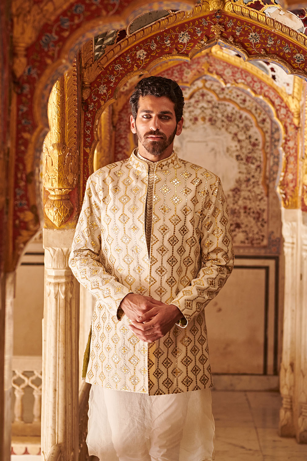Kausar Kaftan sherwani Set
