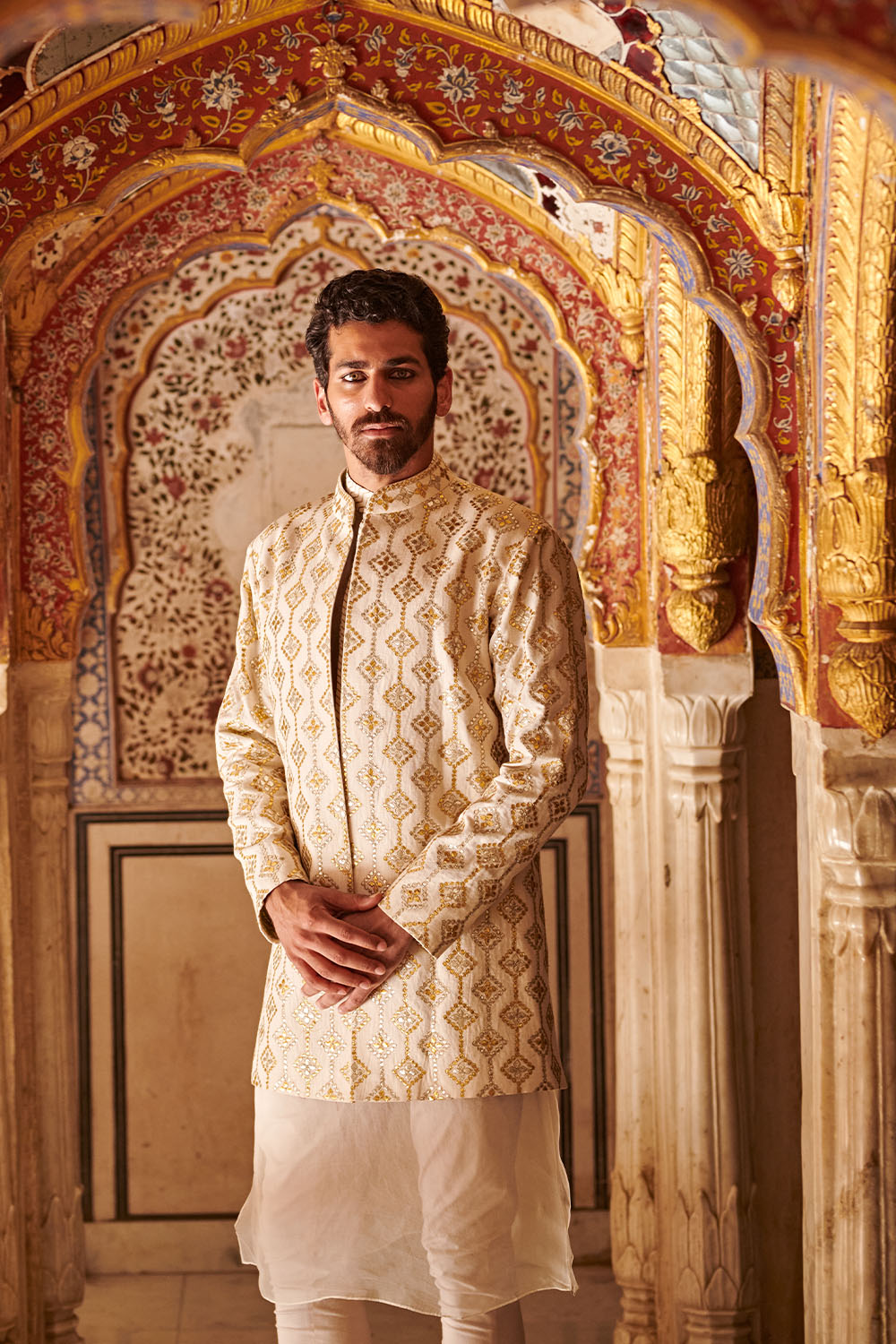Kausar Kaftan sherwani Set