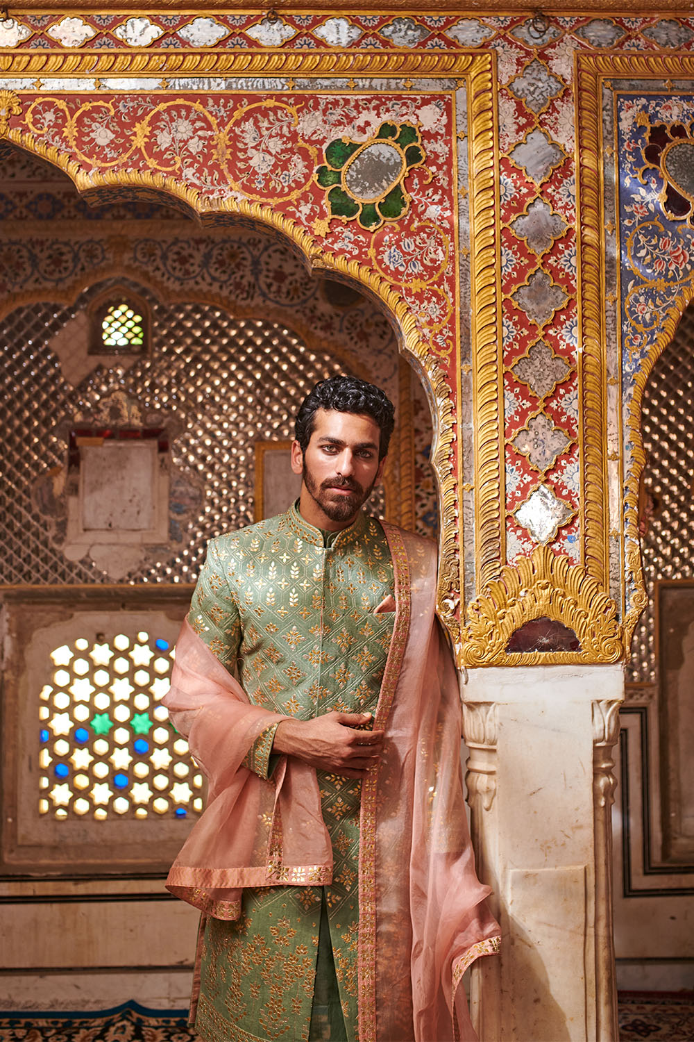 Suraj Mukhi Sherwani Set