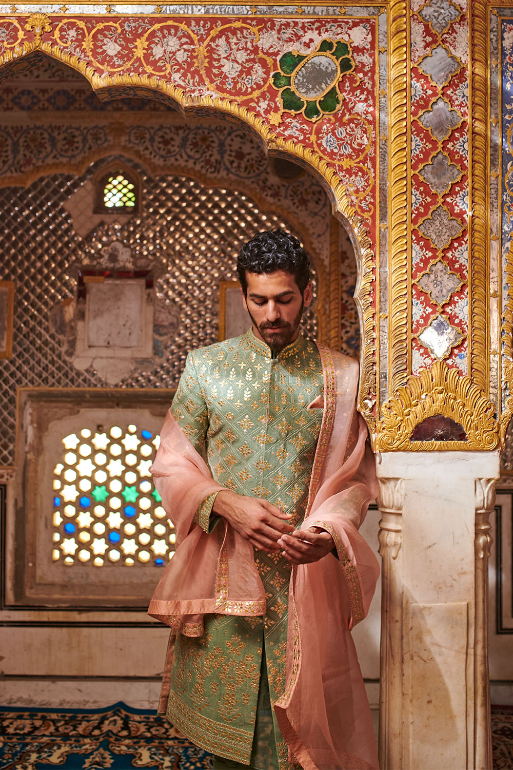 Suraj Mukhi Sherwani Set