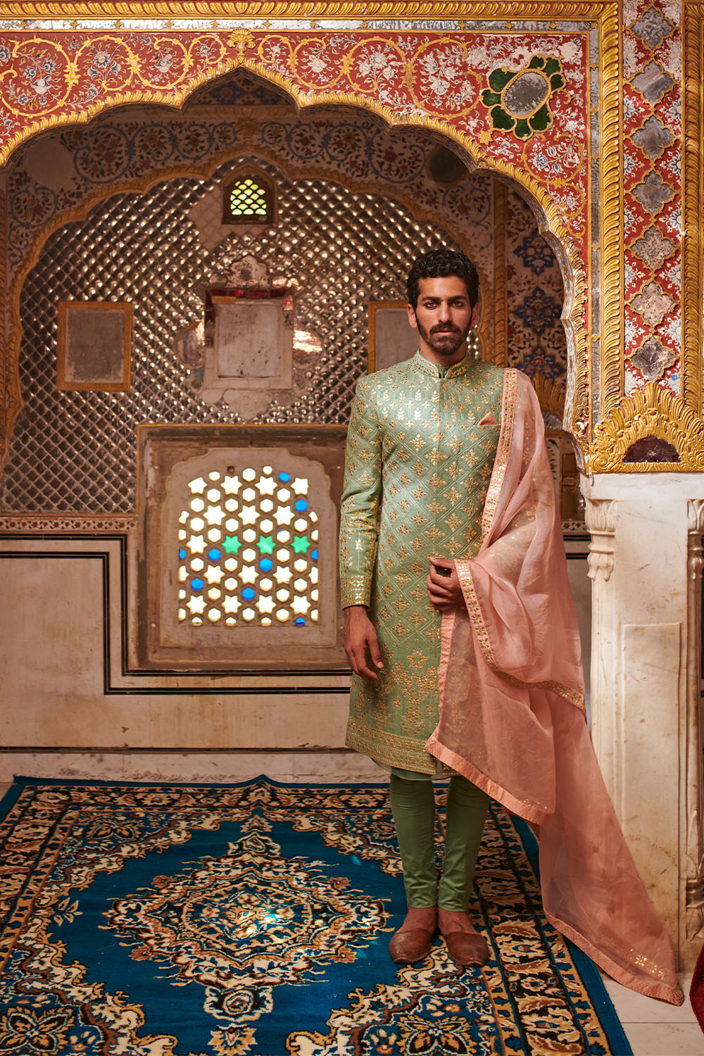 Suraj Mukhi Sherwani Set