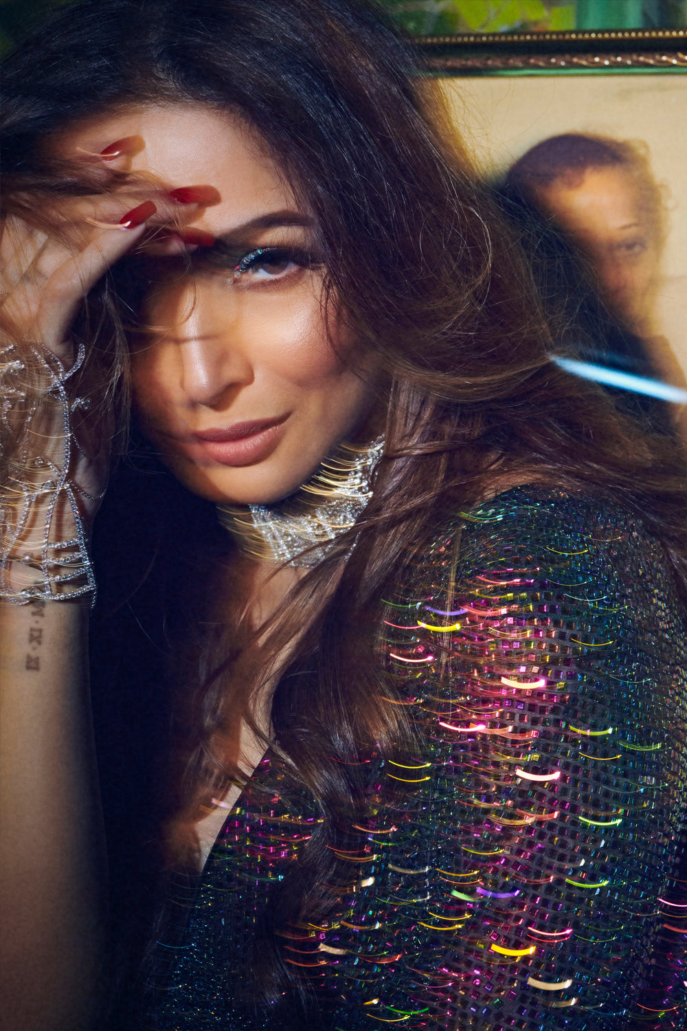 Malaika Arora in Square Crystal Drape