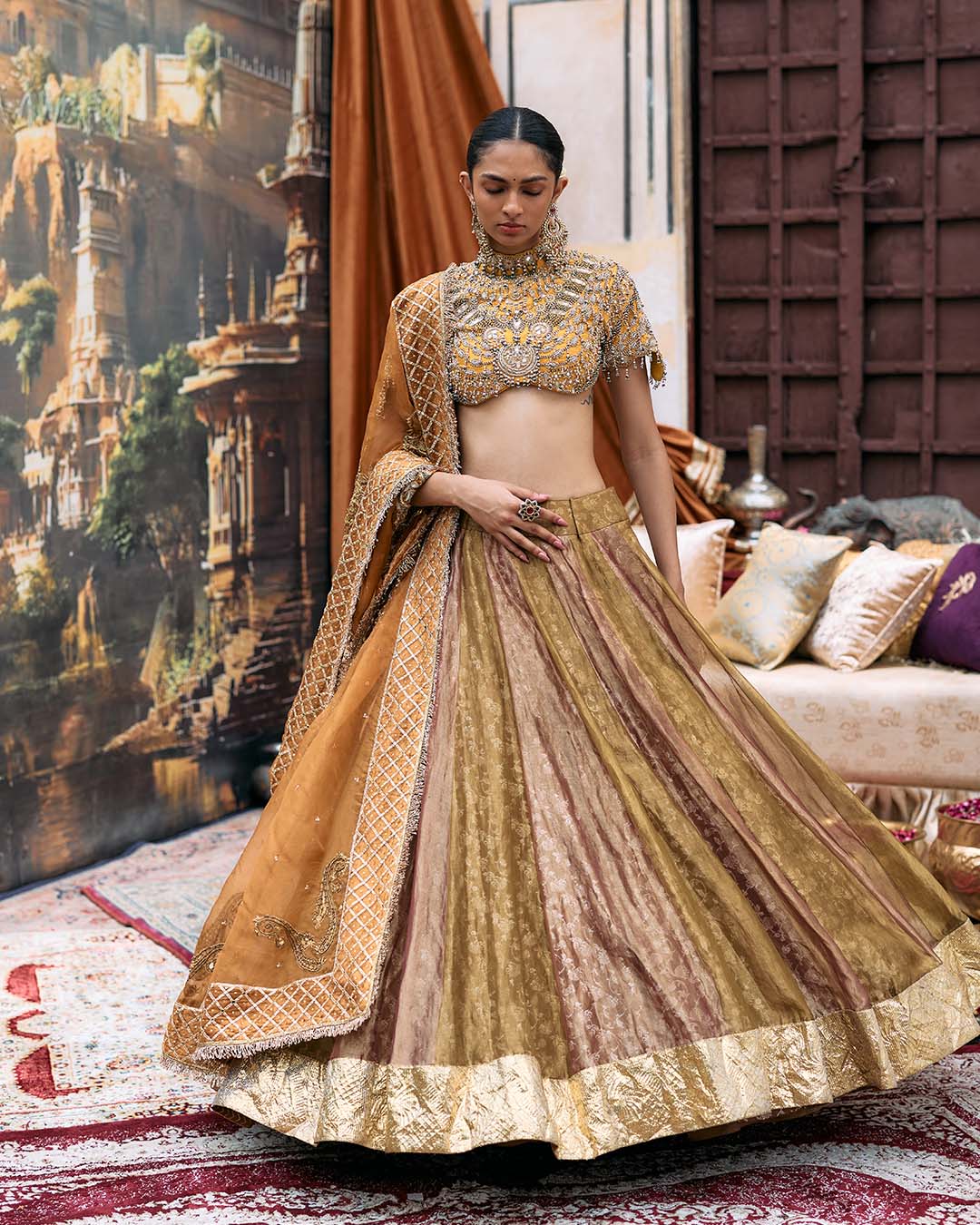 Pravarnika Lehenga Set-C