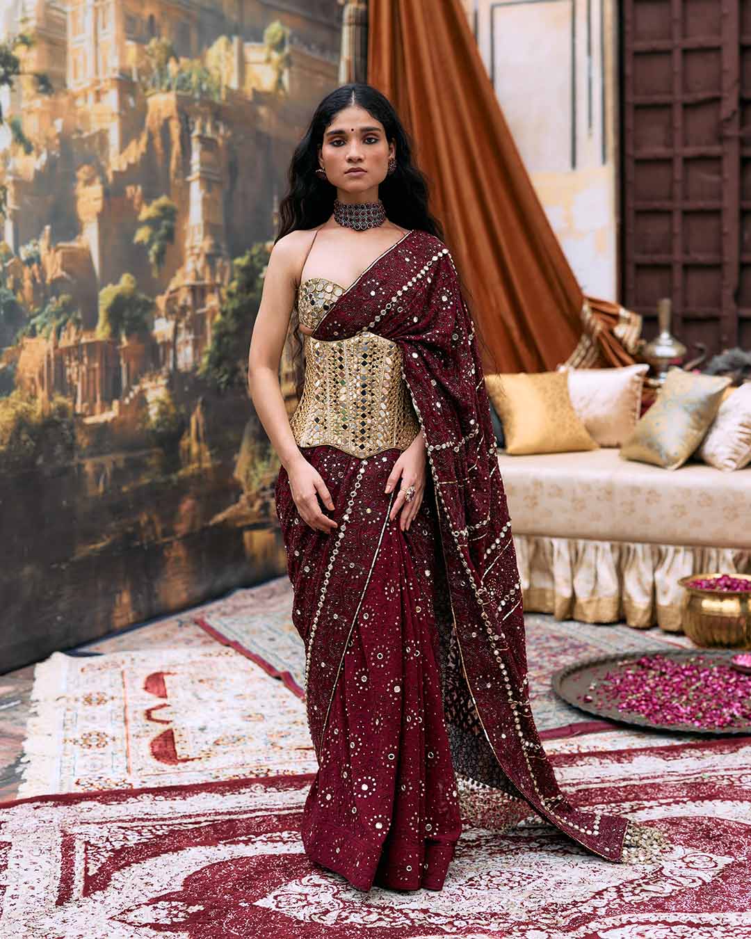 Mekhala Saree Set