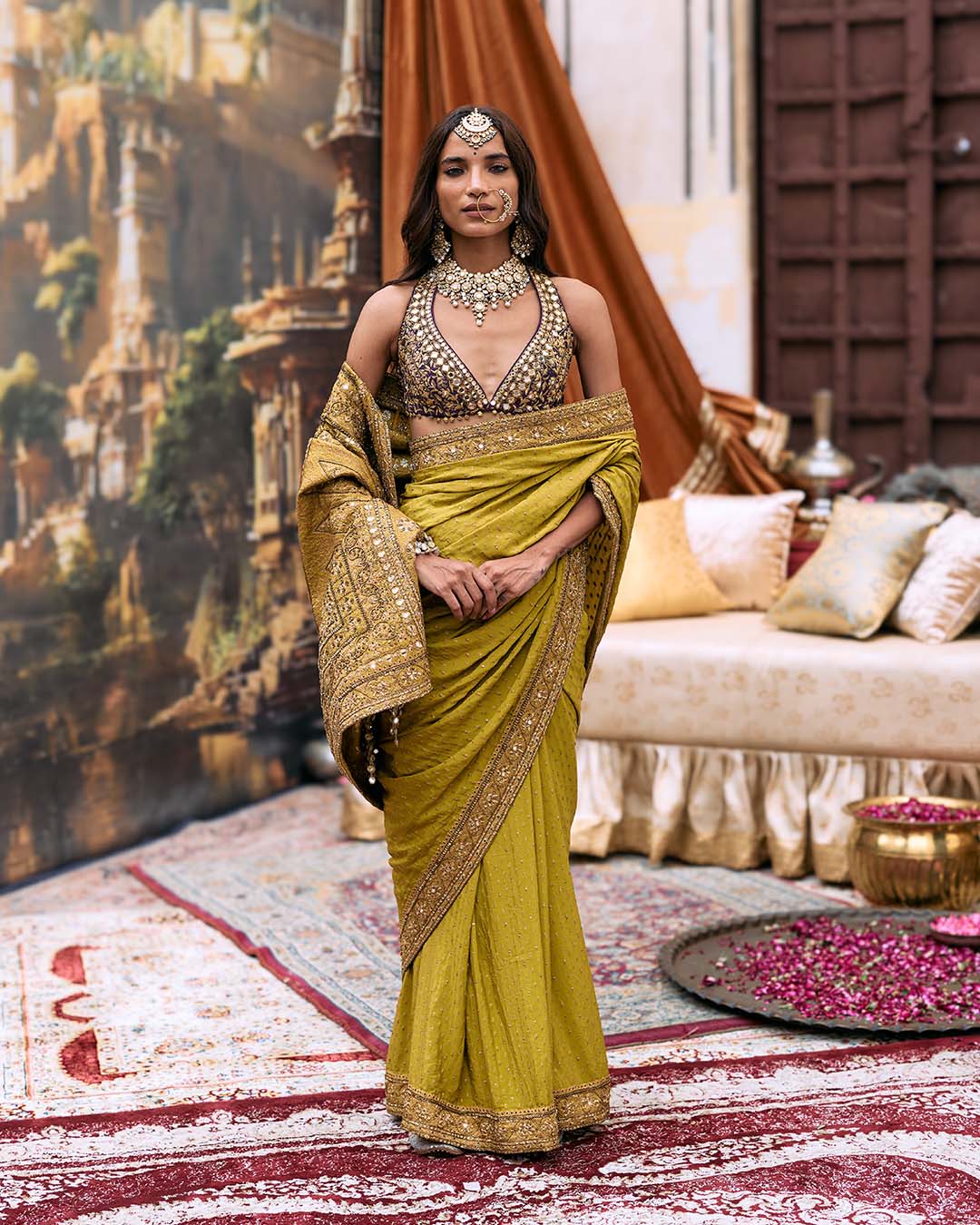Arundhati Crepe Saree Set