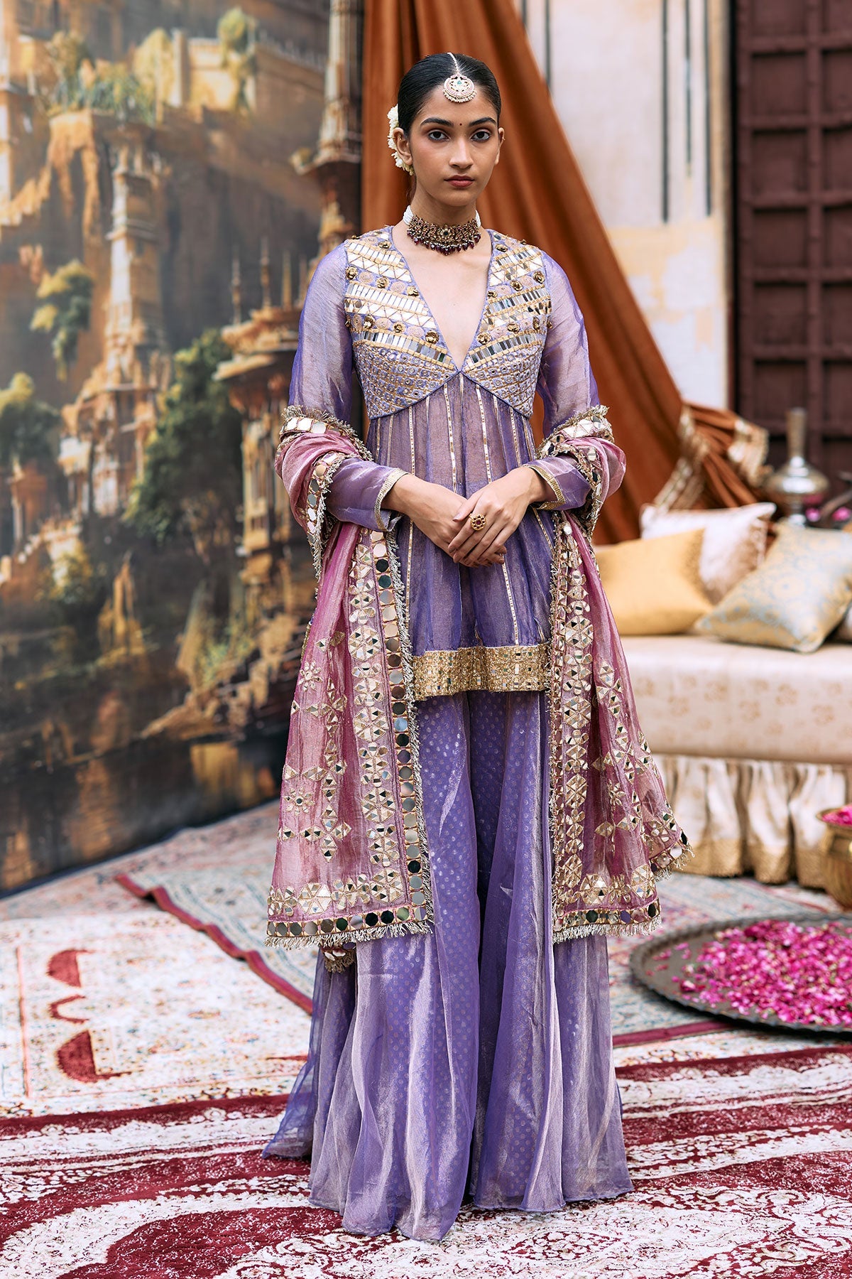 Jamunee Arzoo Peplum Sharara Set