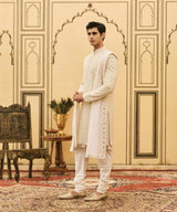 Sheetal Chikankari Sherwani Set
