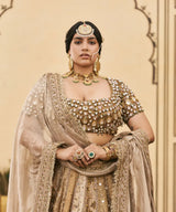 Suvarnarang Tissue Brocade Lehenga Set