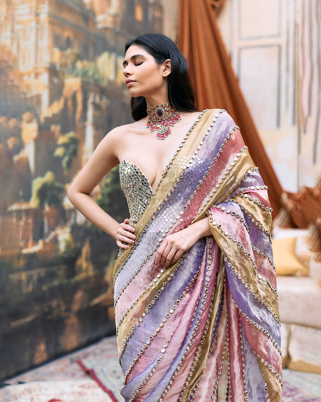 Rangmala Saree Set-B