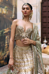 Kiran Sona Chandi Lehenga Set