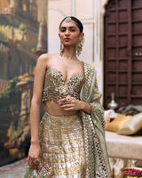 Kiran Sona Chandi Lehenga Set