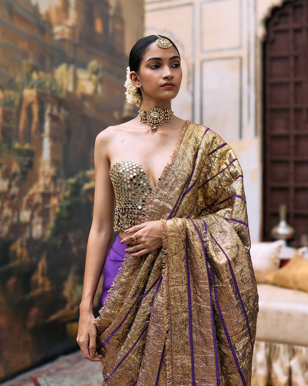 Svarnaalata Saree Set