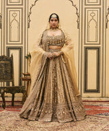 Suvarnarang Tissue Brocade Lehenga Set