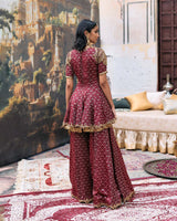 Vedi Peplum Sharara Set