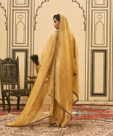 Haridra Jadaau Saree Set