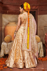 Padmasvar?a Lampi Lehenga