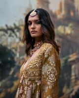 Shriphal Peplum Sharara Set