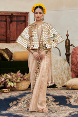 Mradul Aayna Cape Saree
