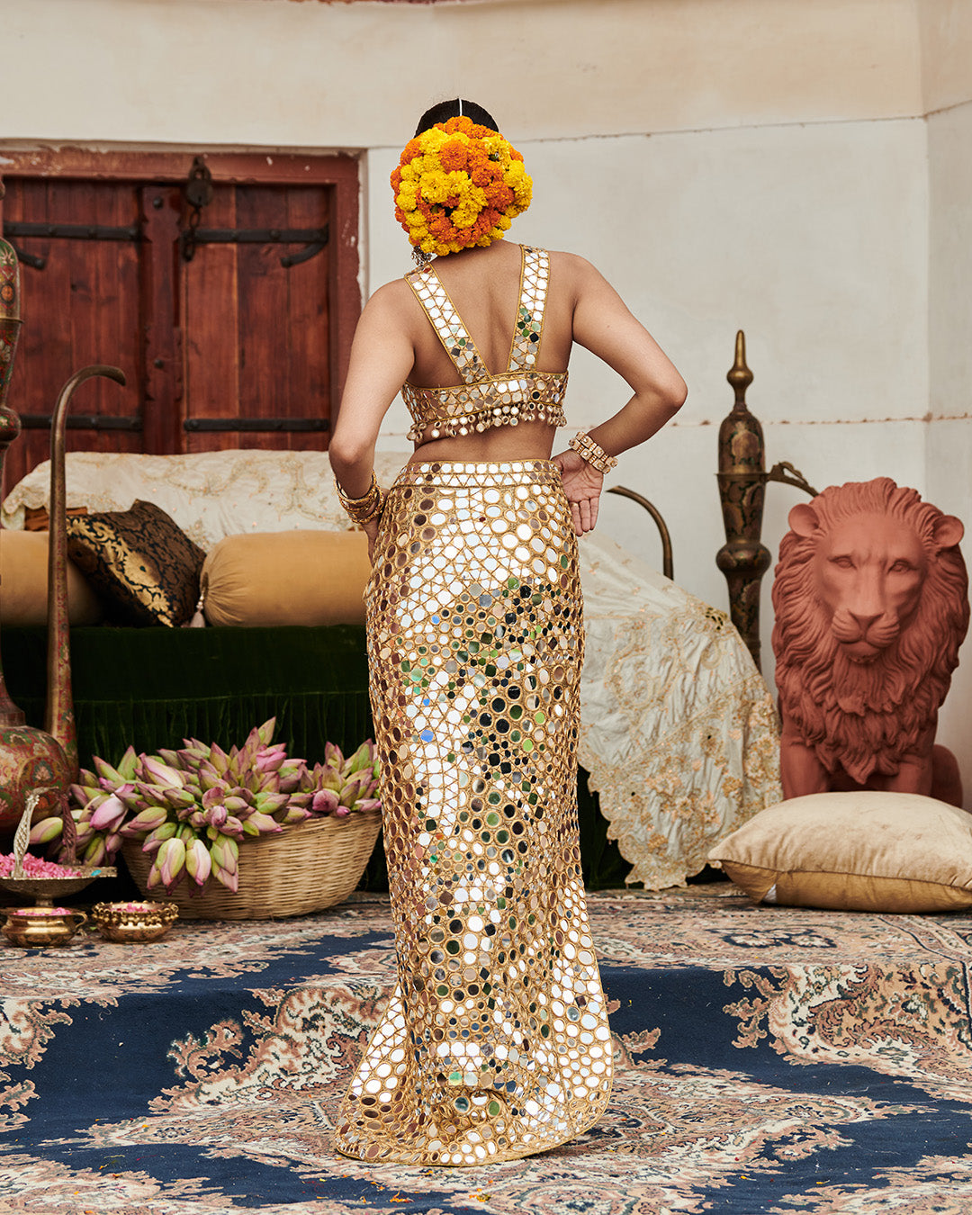 Ibaarat Aayna Skirt Set