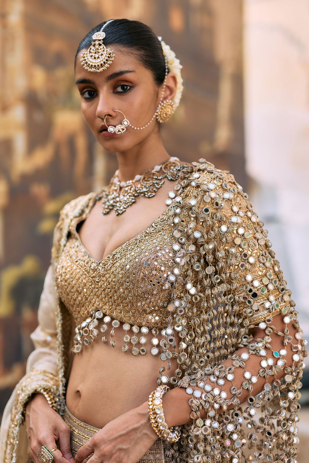 Mangalmurti Lehenga Set Without Veil