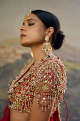 Lalima Jadau Lehenga Set