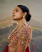 Lalima Jadau Lehenga Set