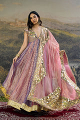 Gulrangi Mirror Anarkali Set