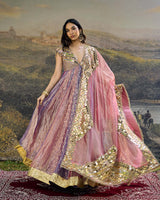 Gulrangi Mirror Anarkali Set