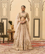 Maang Tika Tissue Lehenga Set