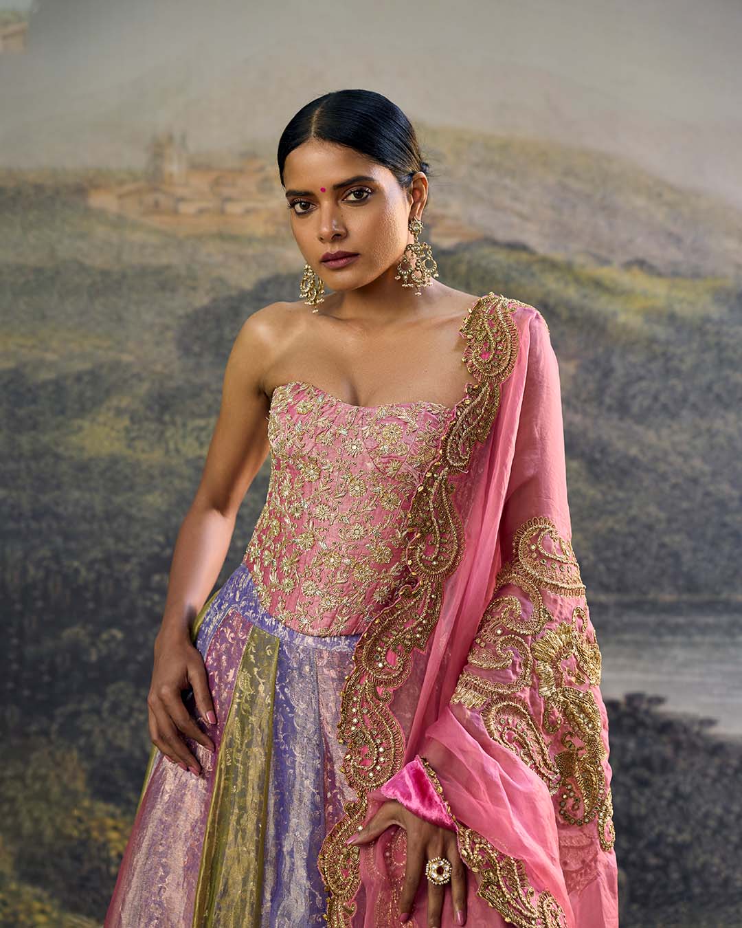 Rangoli Zari Lehenga Set