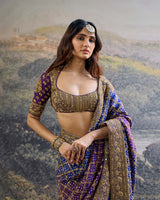 Advay Ombre Saree Bandhani Set