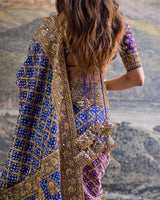 Advay Ombre Saree Bandhani Set