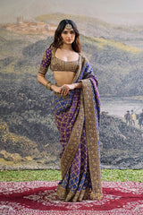 Advay Ombr? Saree Set