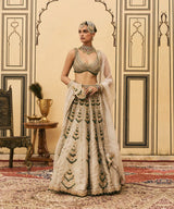 Rajat Paasa Tissue Lehenga Set
