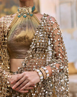 Mandira Lehenga Set with Sheeshya Veil