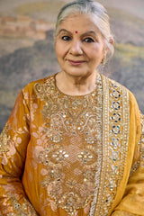 Sunehri Zari Sharara Set