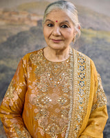 Sunehri Zari Sharara Set