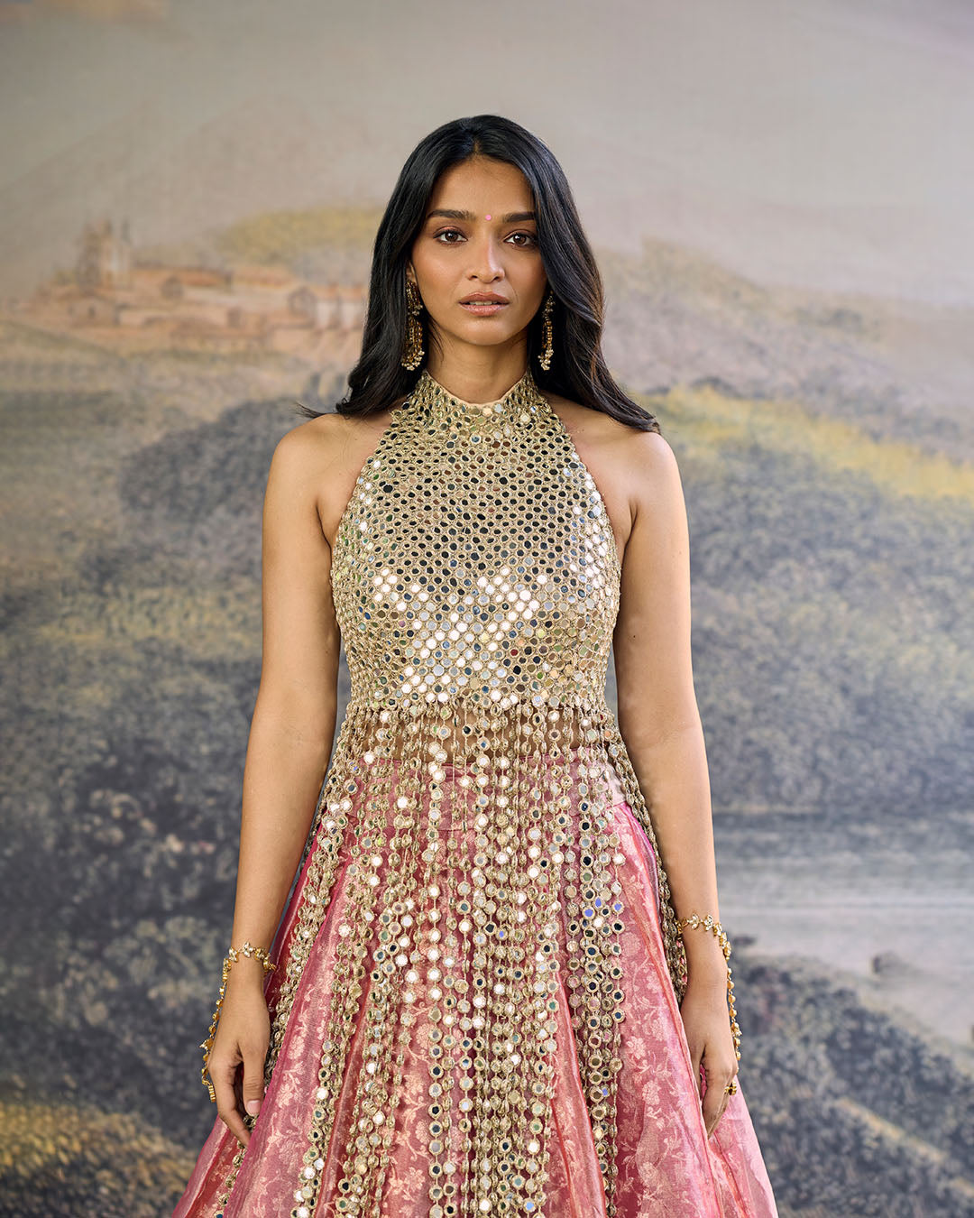Gulbahar Mirror Lehenga Set