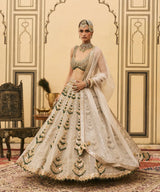 Rajat Paasa Tissue Lehenga Set
