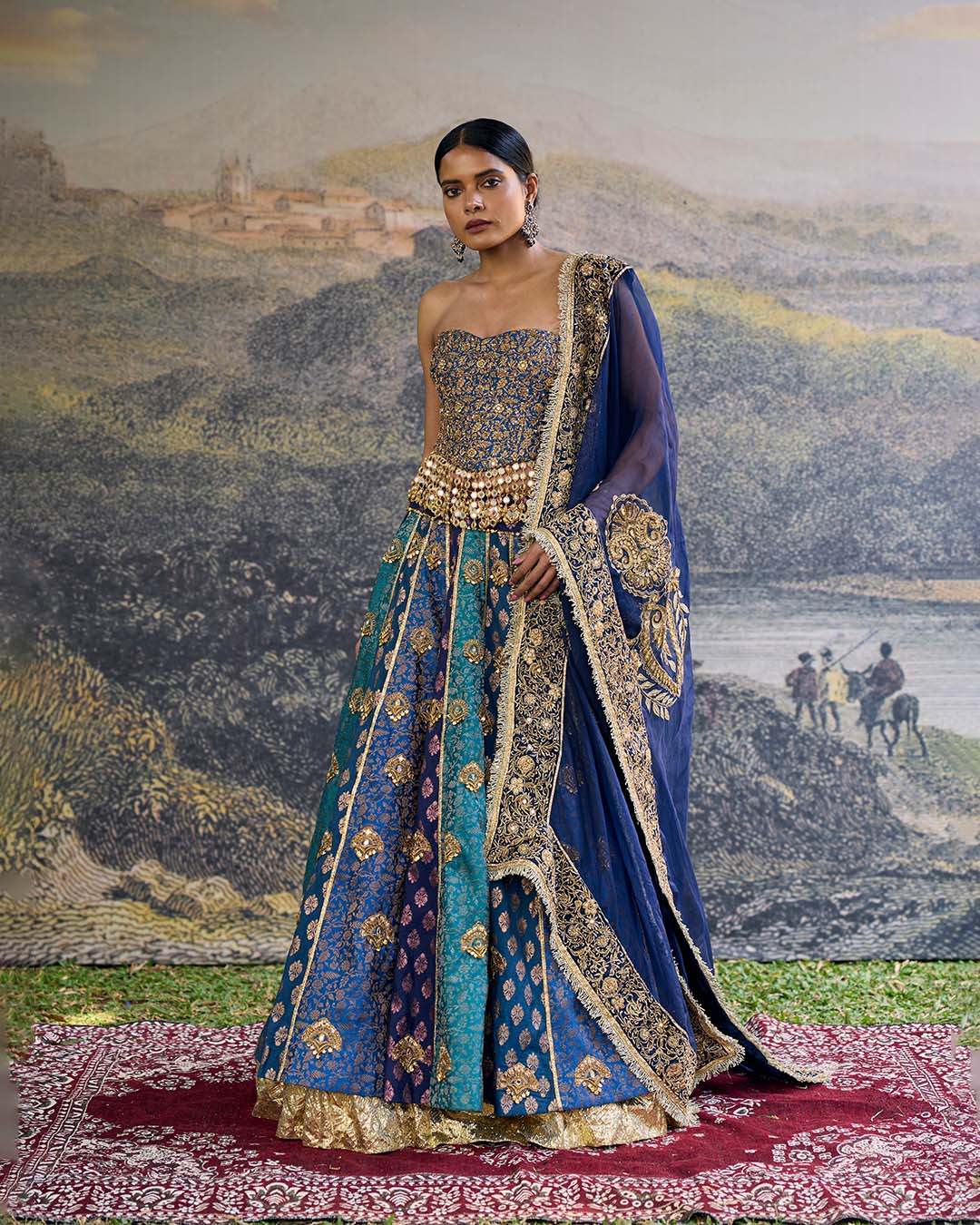 Neelratna Brocade Lehenga Set