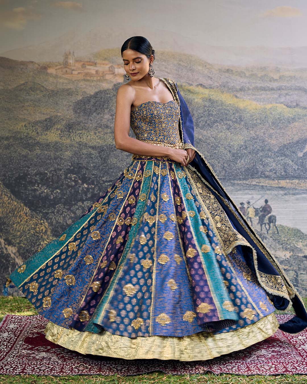 Neelratna Brocade Lehenga Set