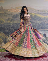Rang Mahal Jamewar Lehenga Set