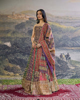 Rang Mahal Jamewar Lehenga Set