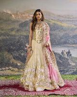 Sunehri Roshan Mirror Lehenga Set