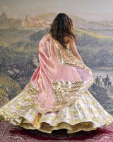 Sunehri Roshan Mirror Lehenga Set