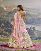 Sunehri Roshan Mirror Lehenga Set
