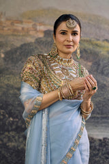 NEELAMBARA SAREE SET