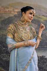 NEELAMBARA SAREE SET