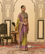Ranga Ombre Georgette Saree Set